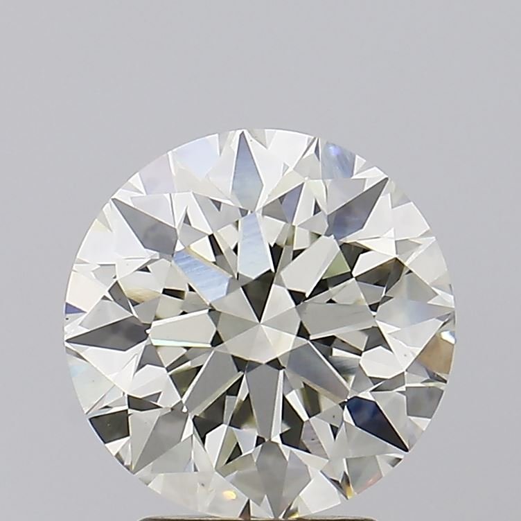 3.19ct J VS1 Excellent Cut Round Lab Grown Diamond