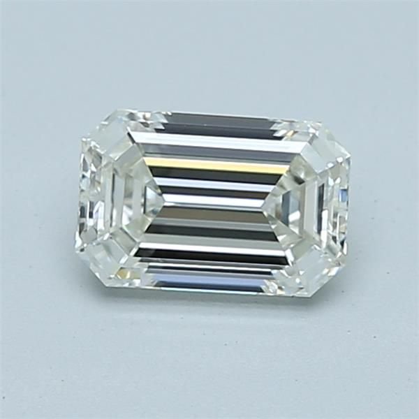 0.91ct H VS1 Rare Carat Ideal Cut Emerald Diamond