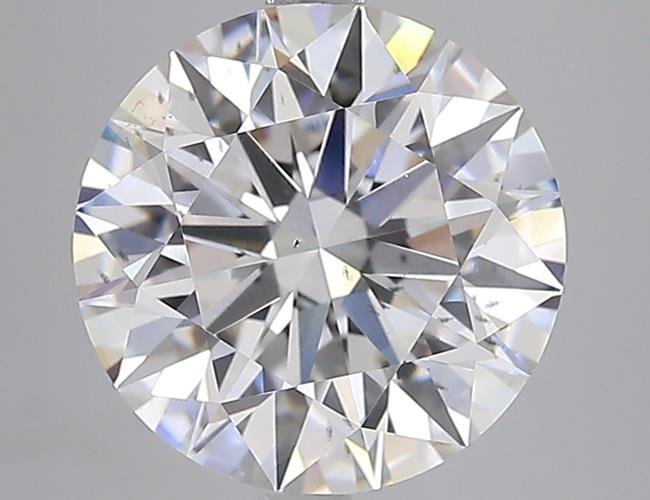 5.07ct G SI1 Rare Carat Ideal Cut Round Lab Grown Diamond