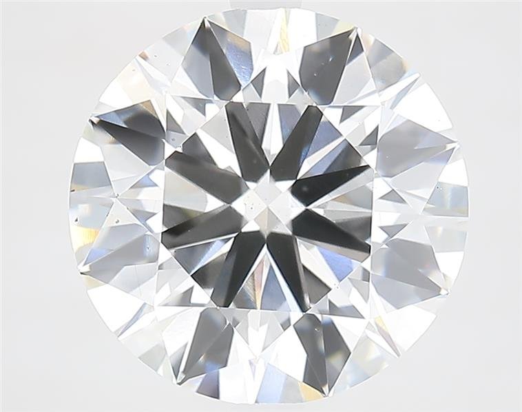 6.21ct F VS2 Rare Carat Ideal Cut Round Lab Grown Diamond