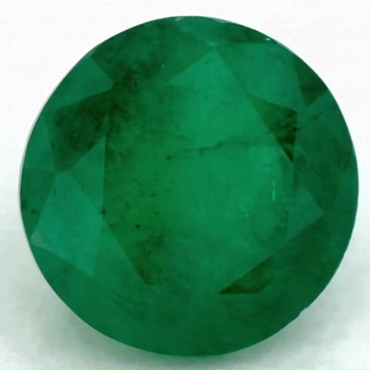 2.55 Carat Green Round Emerald