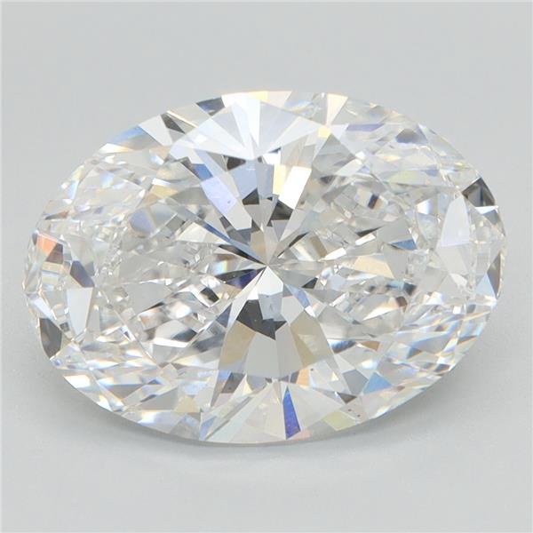 4.02ct F VVS2 Rare Carat Ideal Cut Oval Lab Grown Diamond