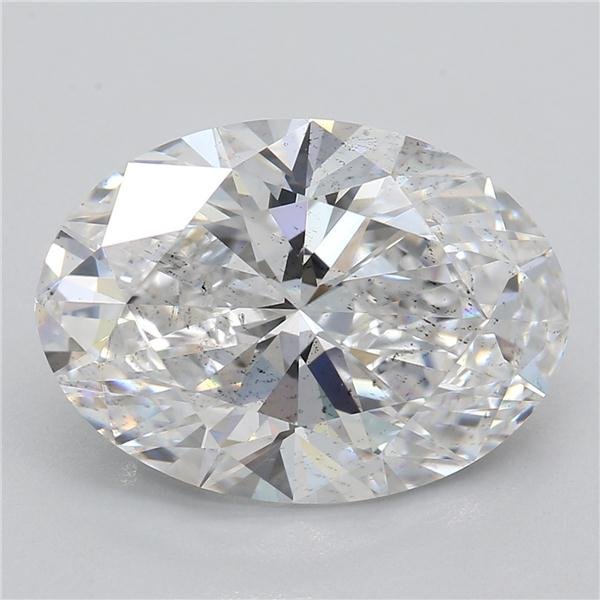 3.41ct E SI1 Rare Carat Ideal Cut Oval Lab Grown Diamond