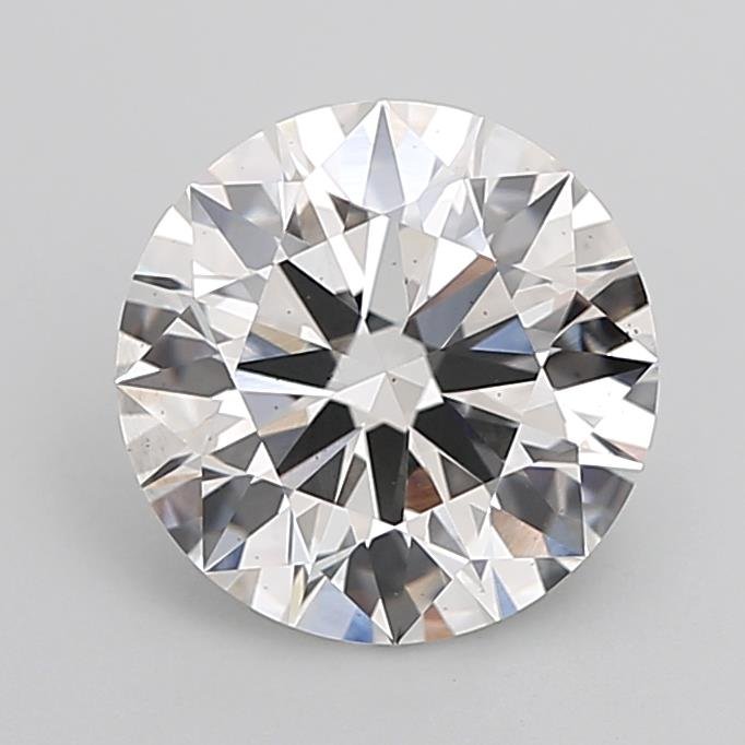 3.01ct F VS2 Rare Carat Ideal Cut Round Lab Grown Diamond