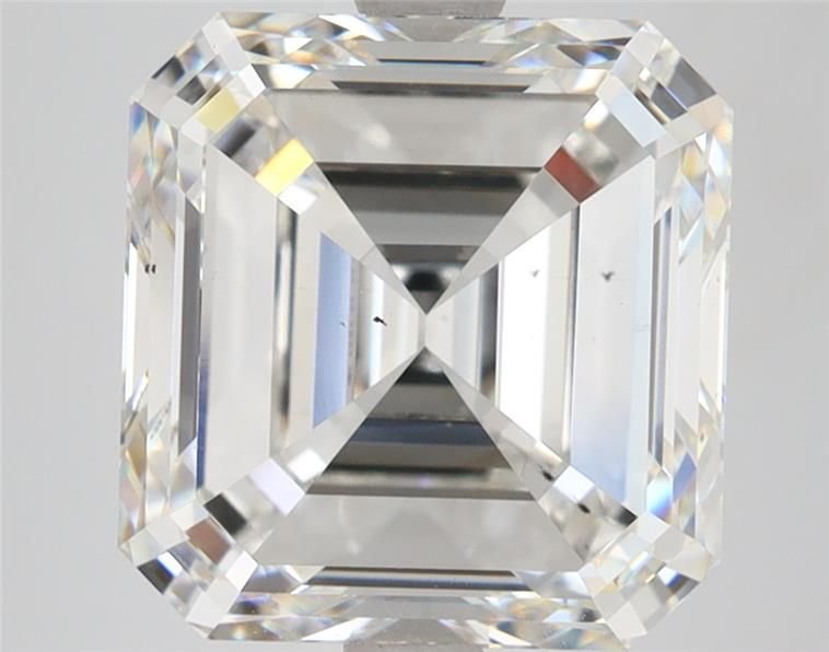 6.01ct F VS2 Very Good Cut Asscher Lab Grown Diamond