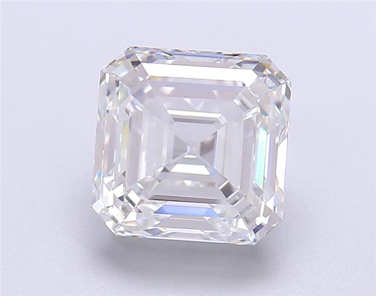 3.65ct D VVS2 Rare Carat Ideal Cut Asscher Lab Grown Diamond