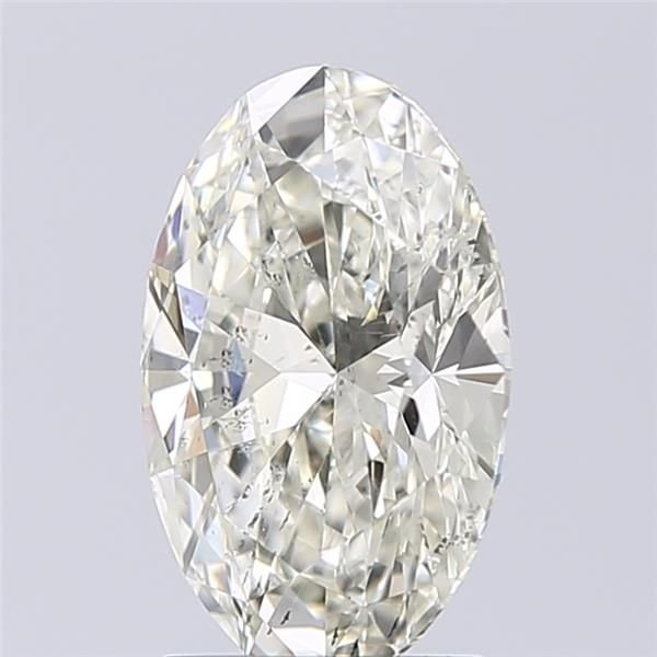 1.76ct K SI2 Rare Carat Ideal Cut Oval Diamond