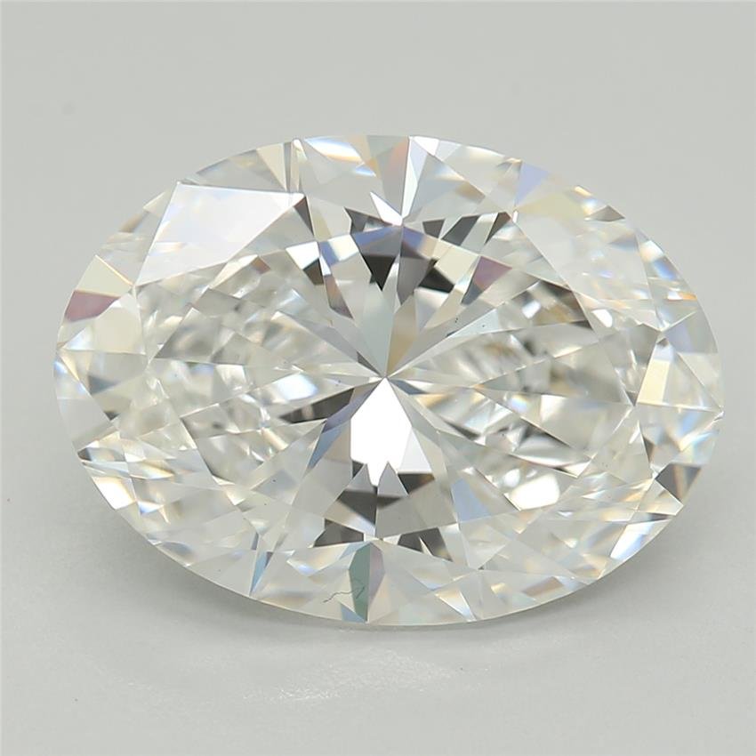 3.04ct E VVS2 Very Good Cut Oval Lab Grown Diamond