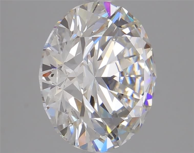 3.79ct F SI1 Rare Carat Ideal Cut Round Lab Grown Diamond