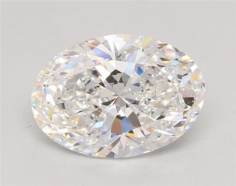 4.04ct E VVS2 Rare Carat Ideal Cut Oval Lab Grown Diamond