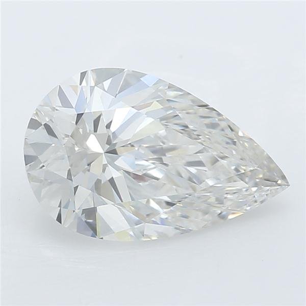 1.11ct F VVS2 Rare Carat Ideal Cut Pear Lab Grown Diamond