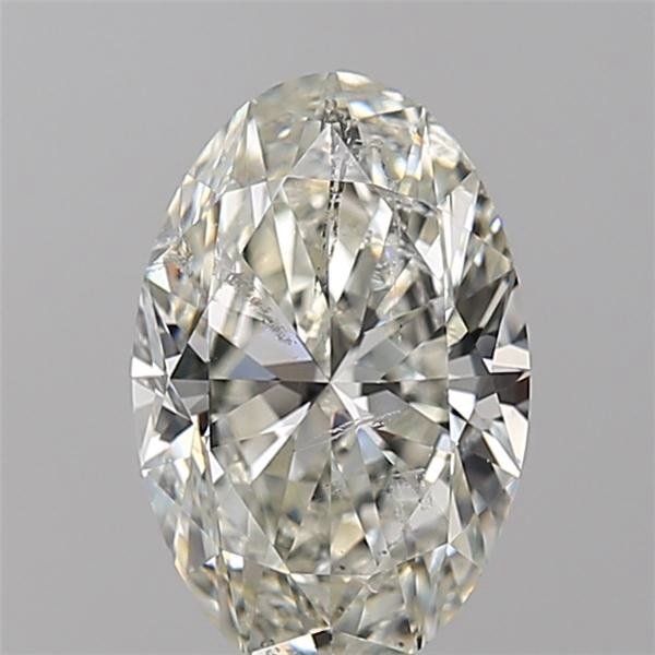 1.73ct I SI2 Rare Carat Ideal Cut Oval Diamond