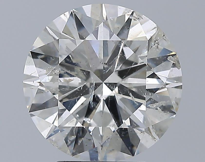 3.20ct G SI2 Rare Carat Ideal Cut Round Diamond