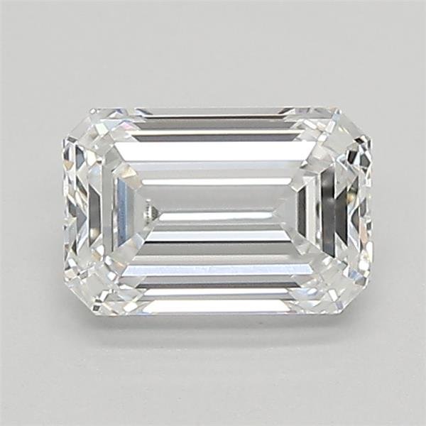 0.91ct E VVS1 Rare Carat Ideal Cut Emerald Lab Grown Diamond