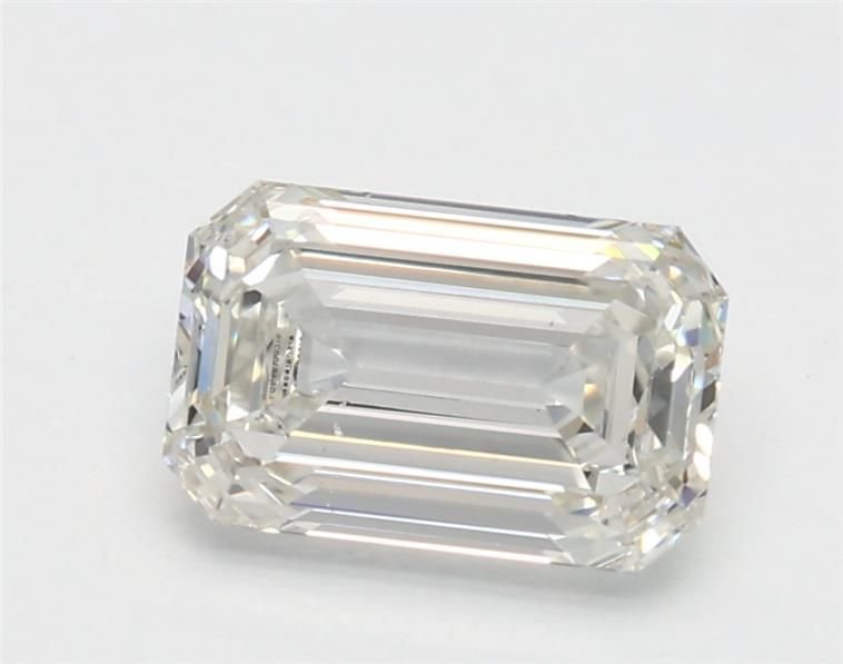 1.08ct H VS1 Rare Carat Ideal Cut Emerald Lab Grown Diamond
