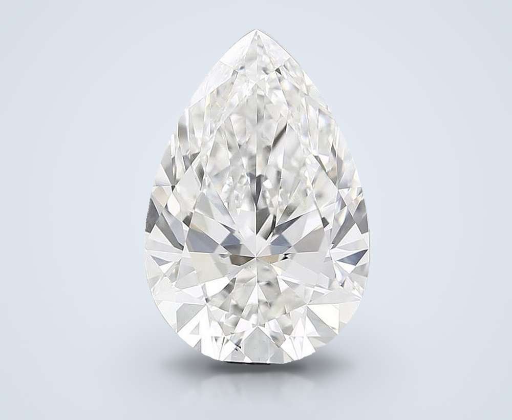 8.07 Carat Pear Lab Diamond