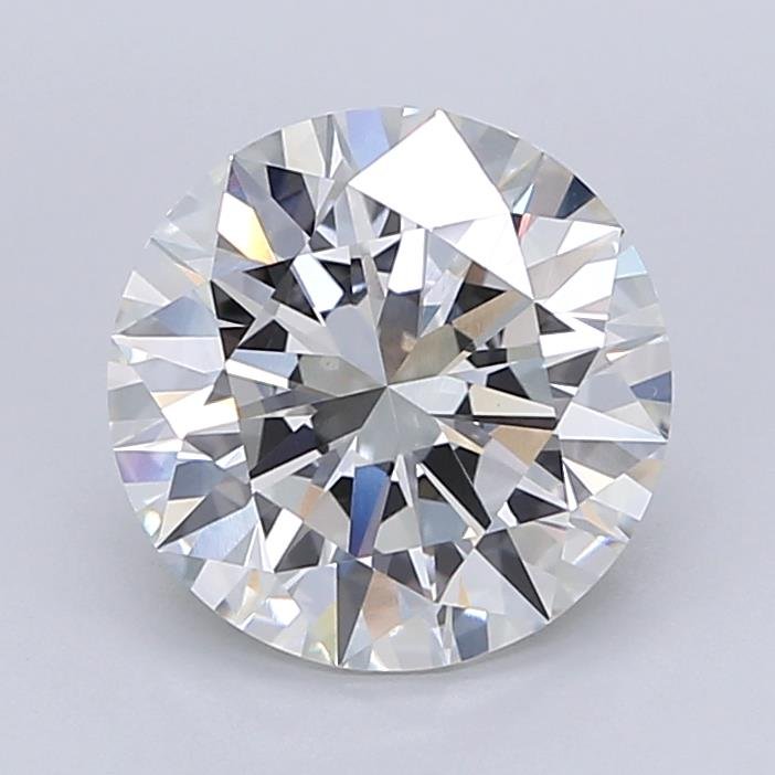 3.20ct F VVS2 Excellent Cut Round Lab Grown Diamond