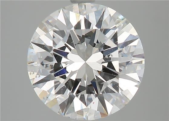 3.04ct F SI2 Very Good Cut Round Diamond