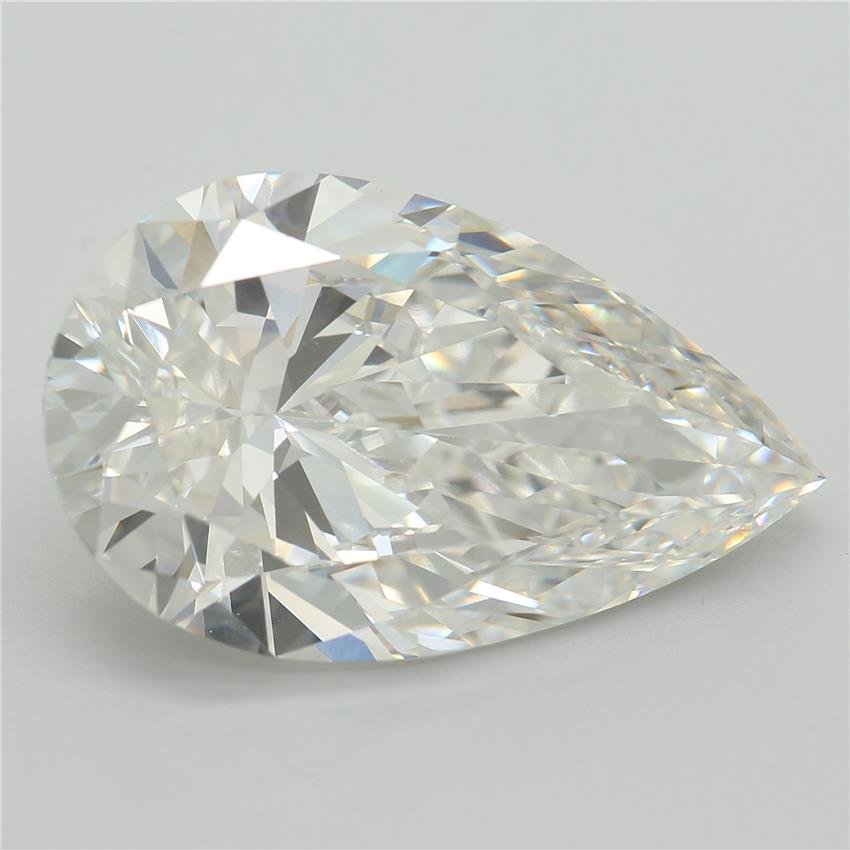8.54ct F VVS2 Very Good Cut Pear Lab Grown Diamond