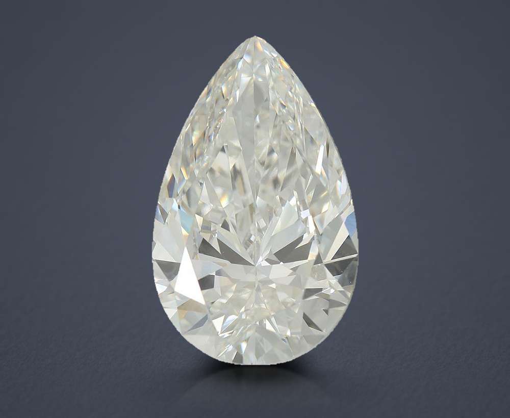 8.54 Carat Pear Lab Diamond