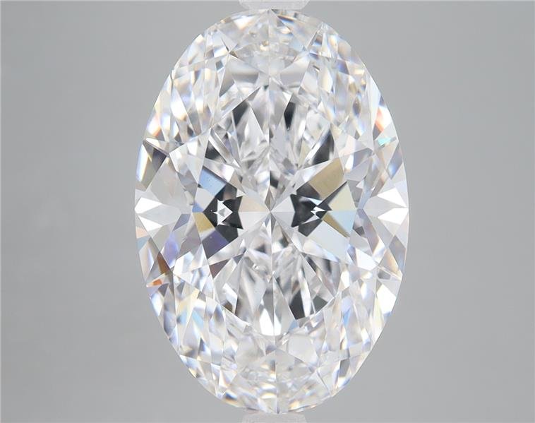 6.42 Carat Oval Lab Diamond