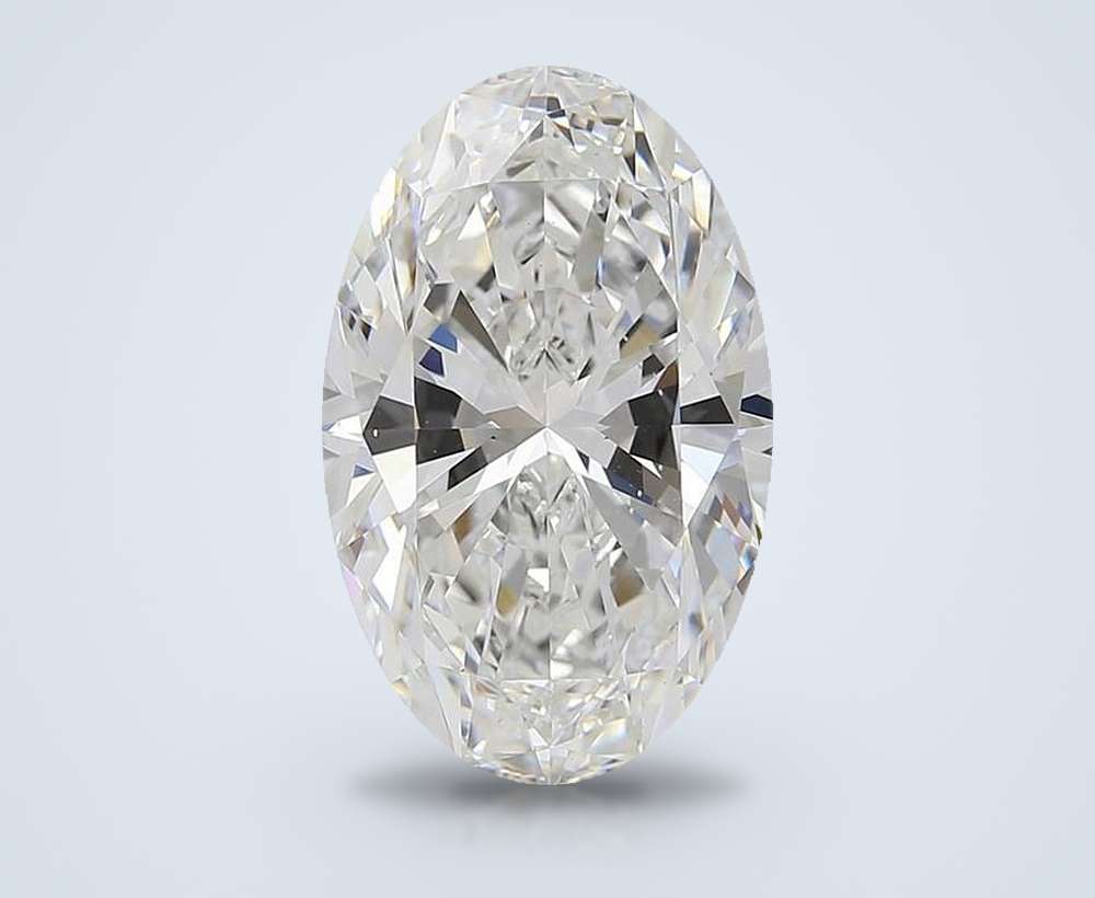 6.58 Carat Oval Lab Diamond
