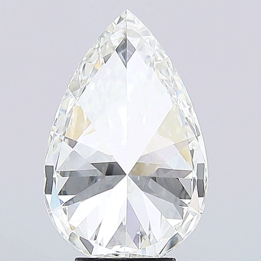 5.02ct H VVS2 Rare Carat Ideal Cut Pear Lab Grown Diamond