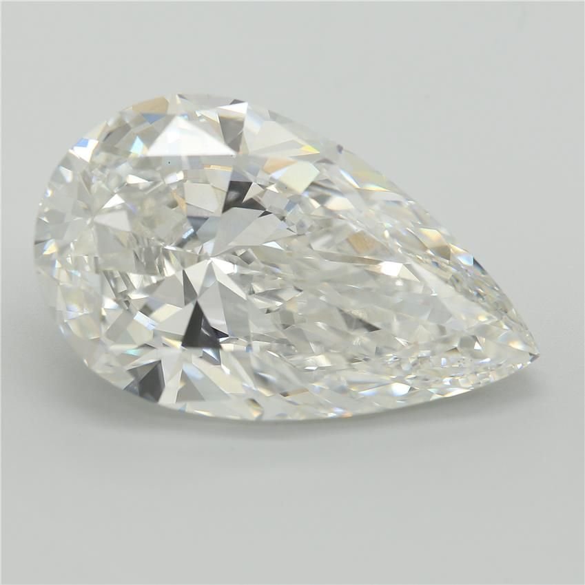 14.52ct F VS1 Rare Carat Ideal Cut Pear Lab Grown Diamond