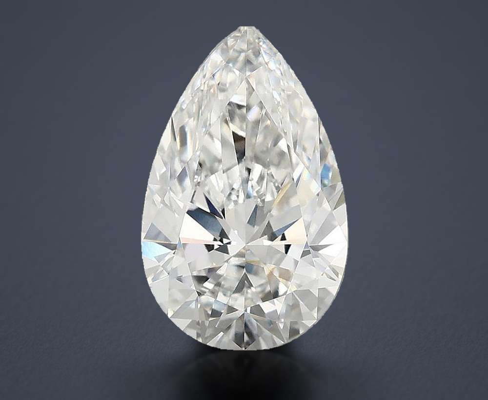 2.83 Carat Pear Lab Diamond