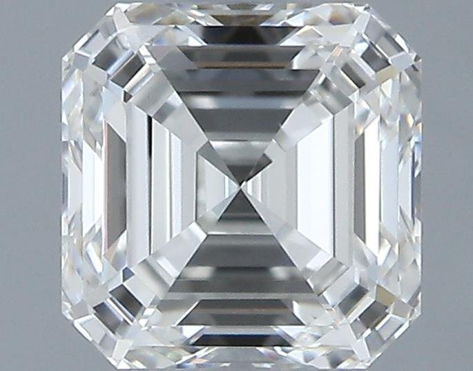 0.64ct G VS2 Rare Carat Ideal Cut Asscher Diamond