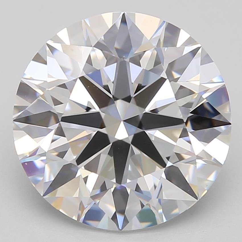6.16ct D VVS1 Rare Carat Ideal Cut Round Lab Grown Diamond