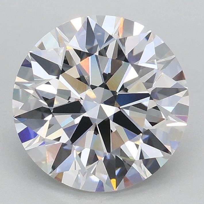 2.04ct D VVS2 Rare Carat Ideal Cut Round Lab Grown Diamond