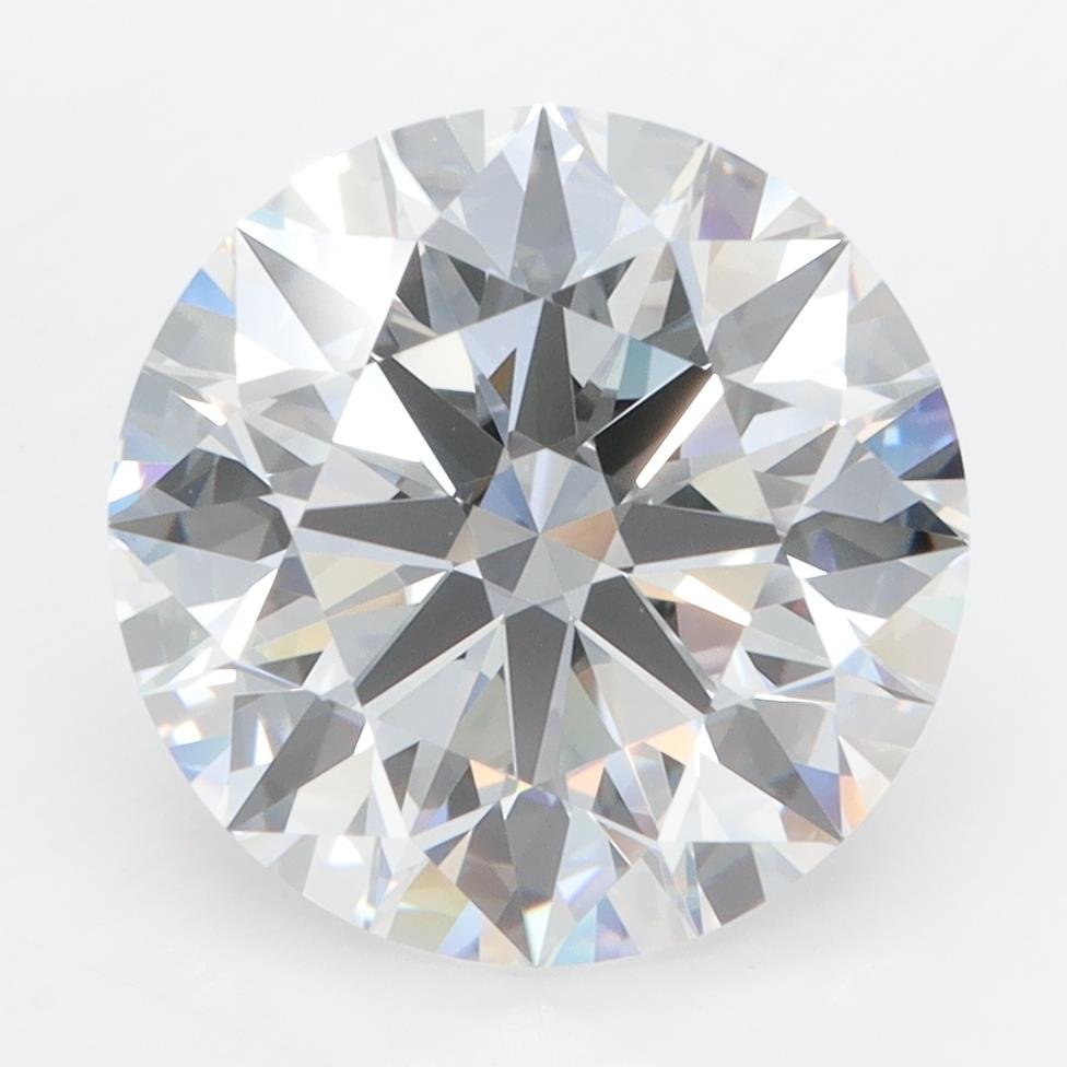 4.80ct D FL Rare Carat Ideal Cut Round Lab Grown Diamond