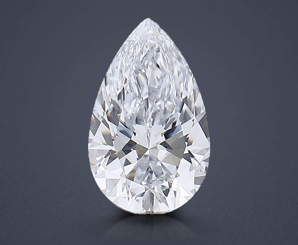 1.50 Carat Pear Lab Diamond