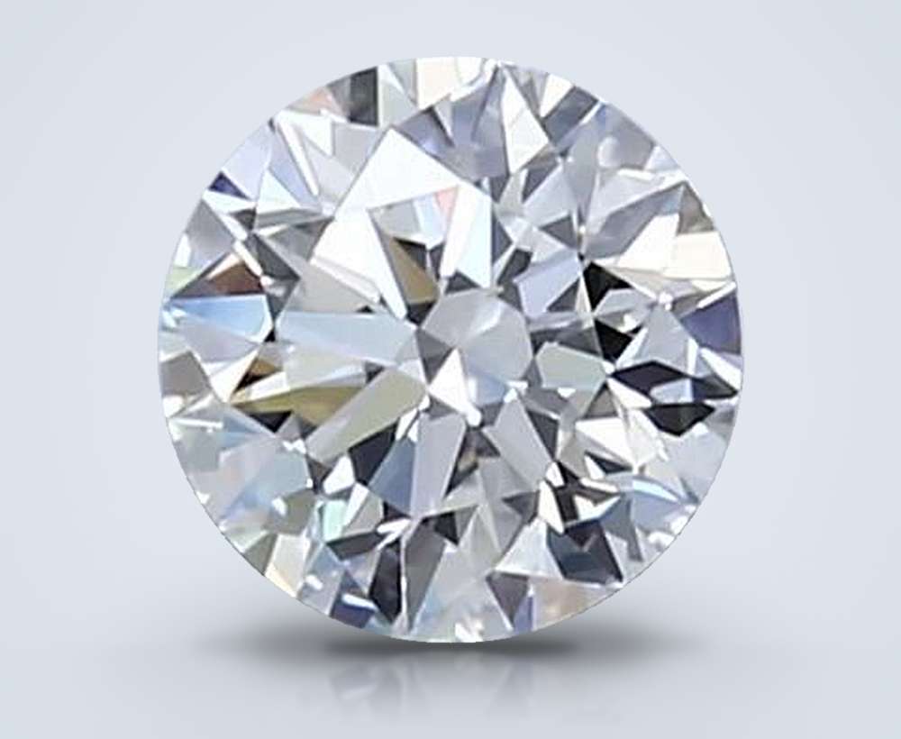 0.59 Carat Round Natural Diamond