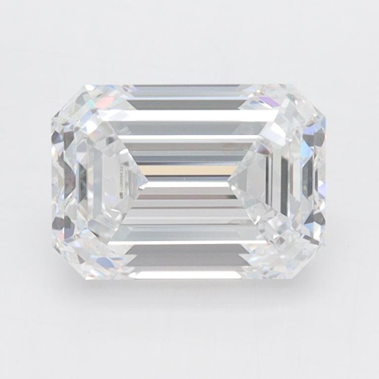1.53ct D VVS1 Excellent Cut Emerald Lab Grown Diamond