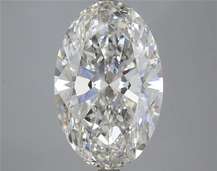 5.02ct I VS2 Rare Carat Ideal Cut Oval Lab Grown Diamond