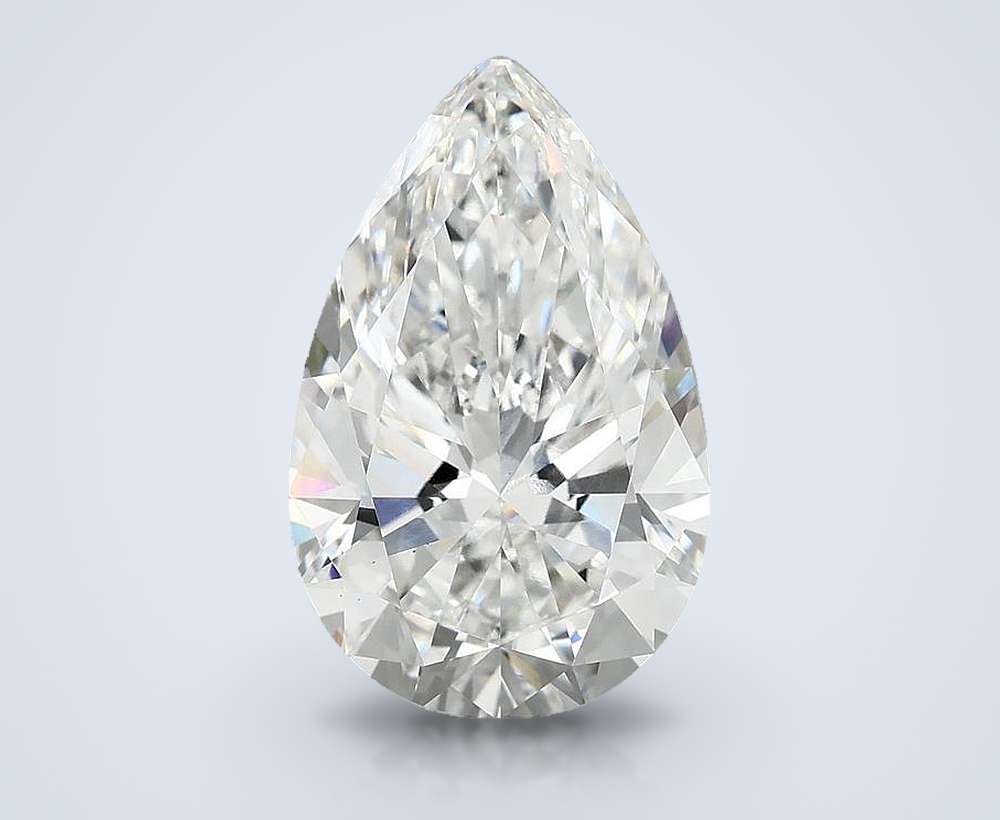 5.90 Carat Pear Lab Diamond