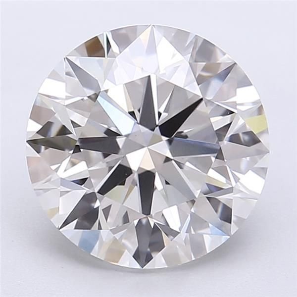 4.07ct F VVS2 Rare Carat Ideal Cut Round Lab Grown Diamond