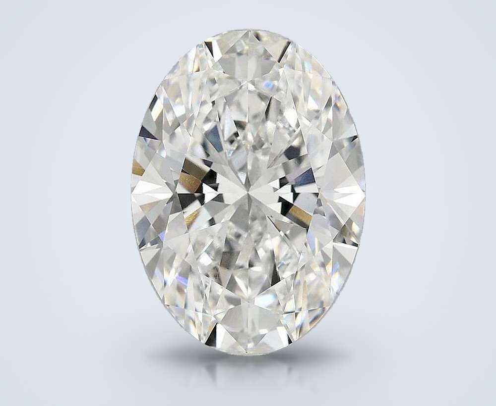 6.89 Carat Oval Lab Diamond