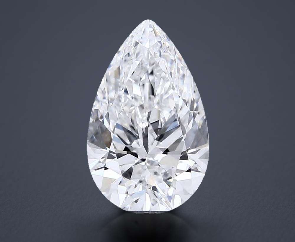 2.53 Carat Pear Lab Diamond