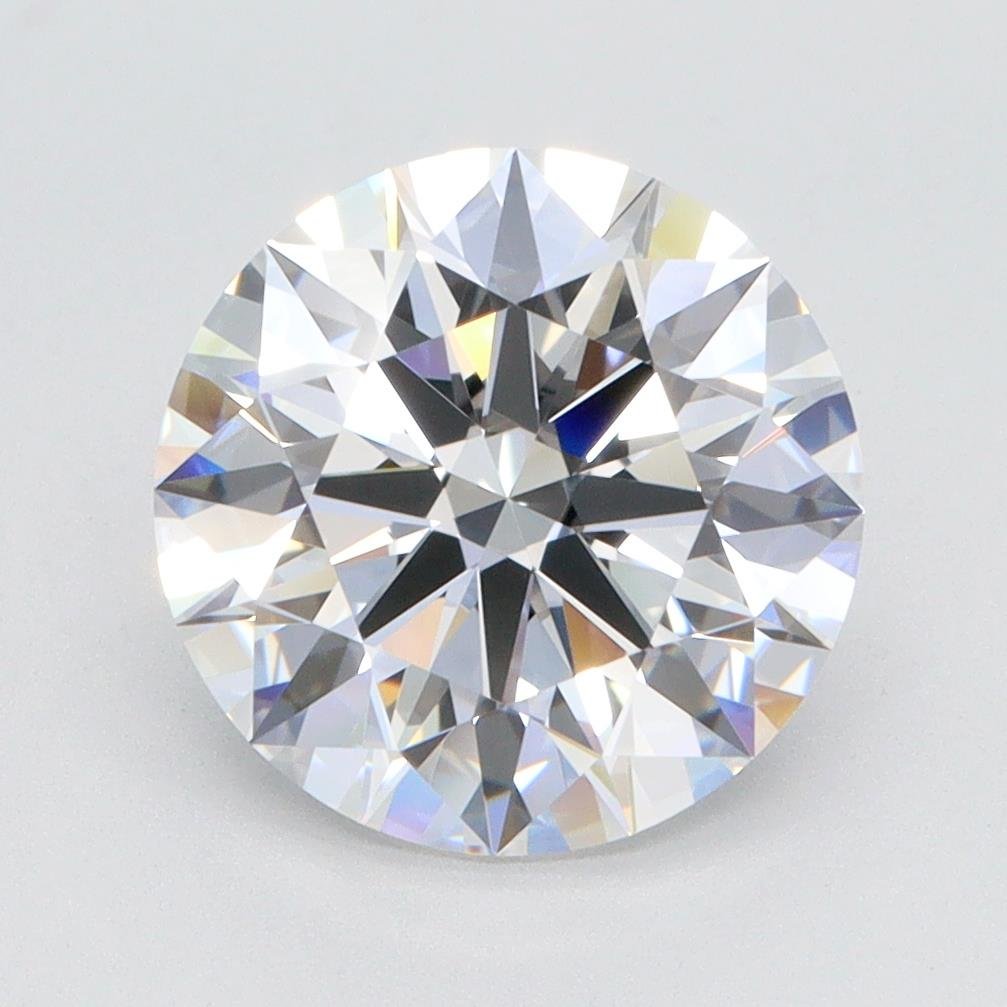 3.31ct E VVS2 Rare Carat Ideal Cut Round Lab Grown Diamond