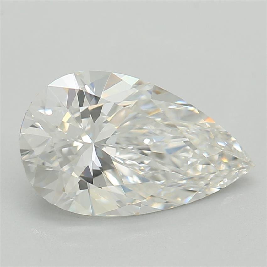 1.05ct E VVS2 Rare Carat Ideal Cut Pear Lab Grown Diamond