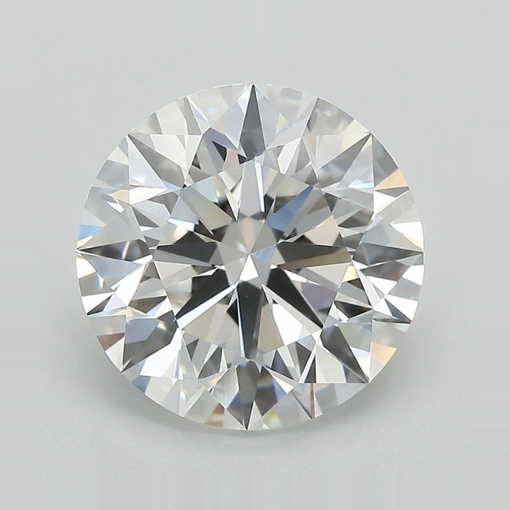 5.42ct E VVS2 Rare Carat Ideal Cut Round Lab Grown Diamond