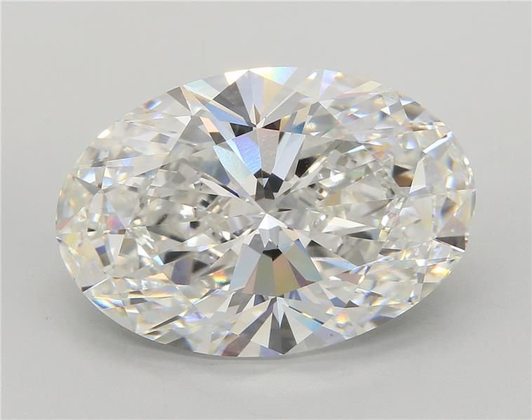 20.36ct F VS1 Rare Carat Ideal Cut Oval Lab Grown Diamond