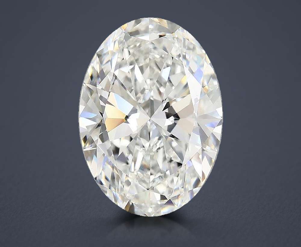 5.00 Carat Oval Lab Diamond