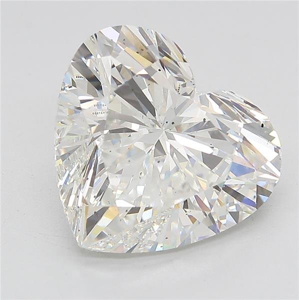 5.21ct G SI1 Rare Carat Ideal Cut Heart Lab Grown Diamond