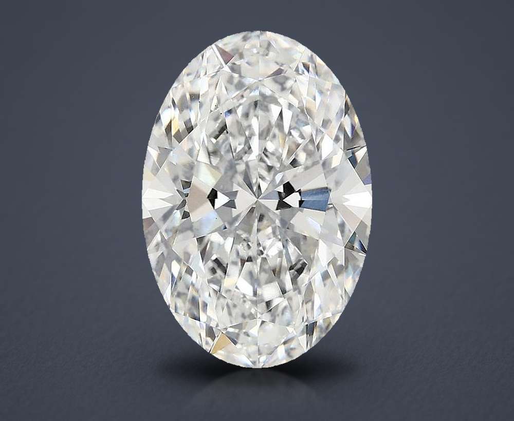 3.80 Carat Oval Lab Diamond
