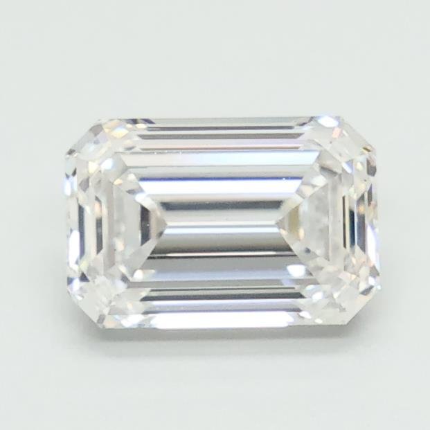 1.06ct E VVS2 Rare Carat Ideal Cut Emerald Lab Grown Diamond