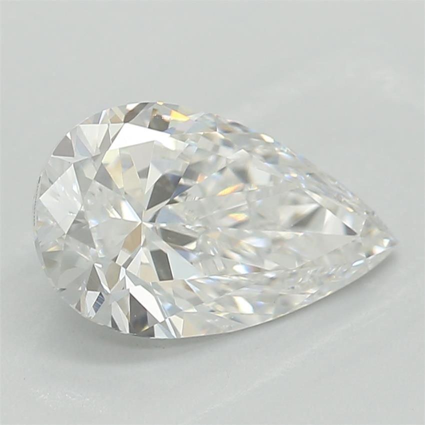 0.96ct D VS1 Rare Carat Ideal Cut Pear Lab Grown Diamond